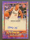 Topps 2025-26 Hoops Marcus Sasser Hyper Signatures Auto /99 HHS-MS Pistons