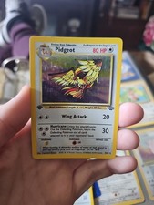 Pokémon TCG 1st Edition Pidgeot Jungle Holo Rare 8/64 Vintage WOTC MP