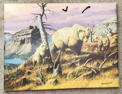 Gary Swanson HIGH COUNTRY FAMILY Signed Ltd Edition Numbered 1/20 Canvas Print