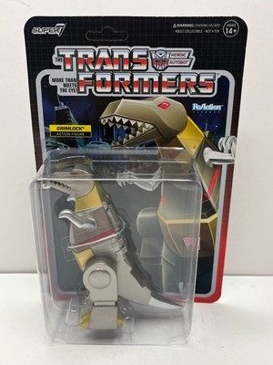 EXCLUSIVE SUPER7 TRANSFORMERS GRIMLOCK DINO MODE ACTION FIGURE MOC REACTION