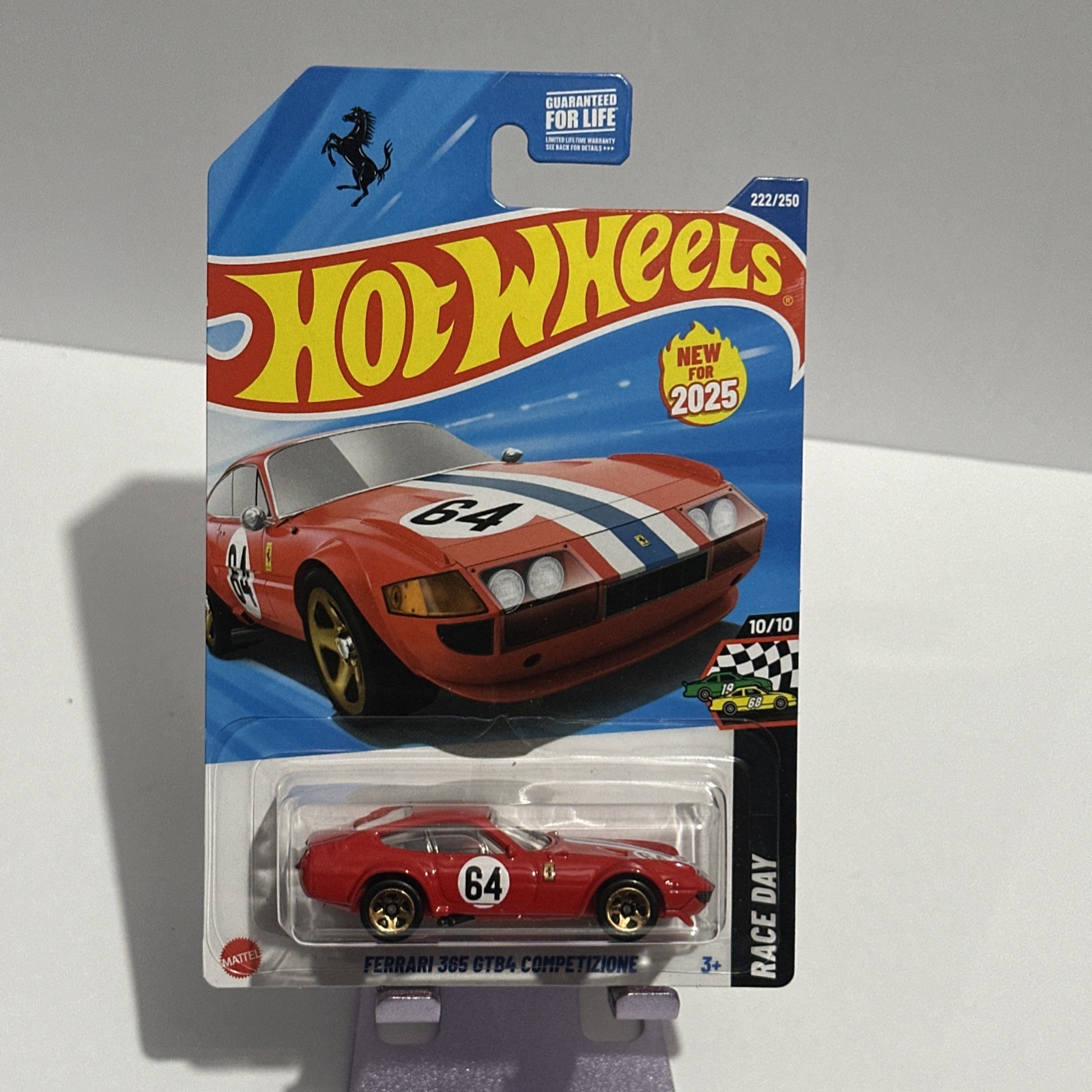 Hot Wheels Ferrari 365 GTB4 Competizione #222 Mainline 2025 Case L