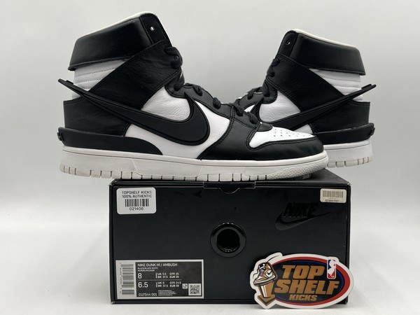 Nike Dunk High Ambush Black 2020 Size 8 Authentic Trainer Used Skateboarding 