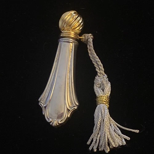 Vintage 70's Lunt Sterling Silver 925 Perfume Bottle