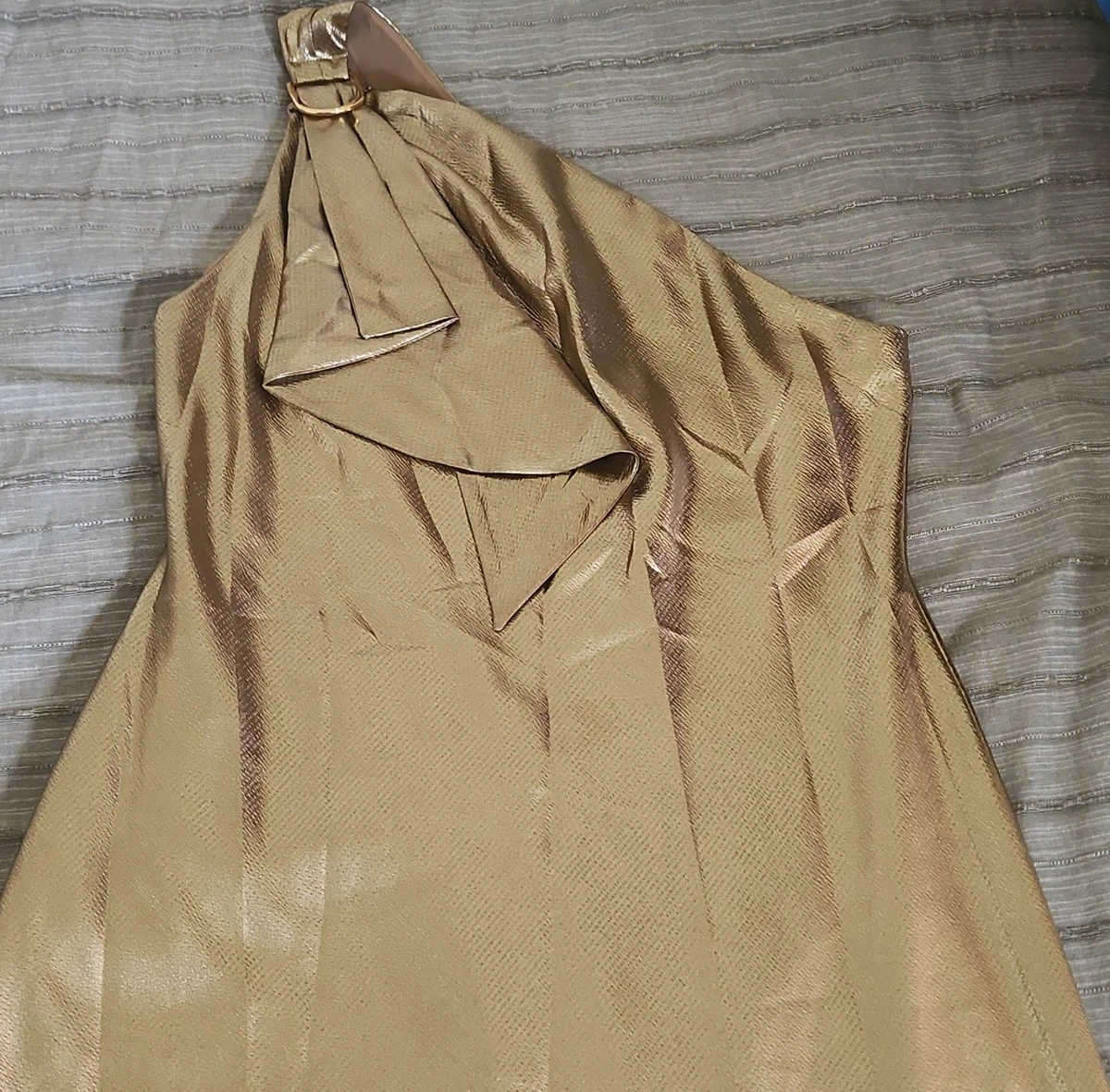 Gold One Shoulder Dresses for Women for sale | eBay