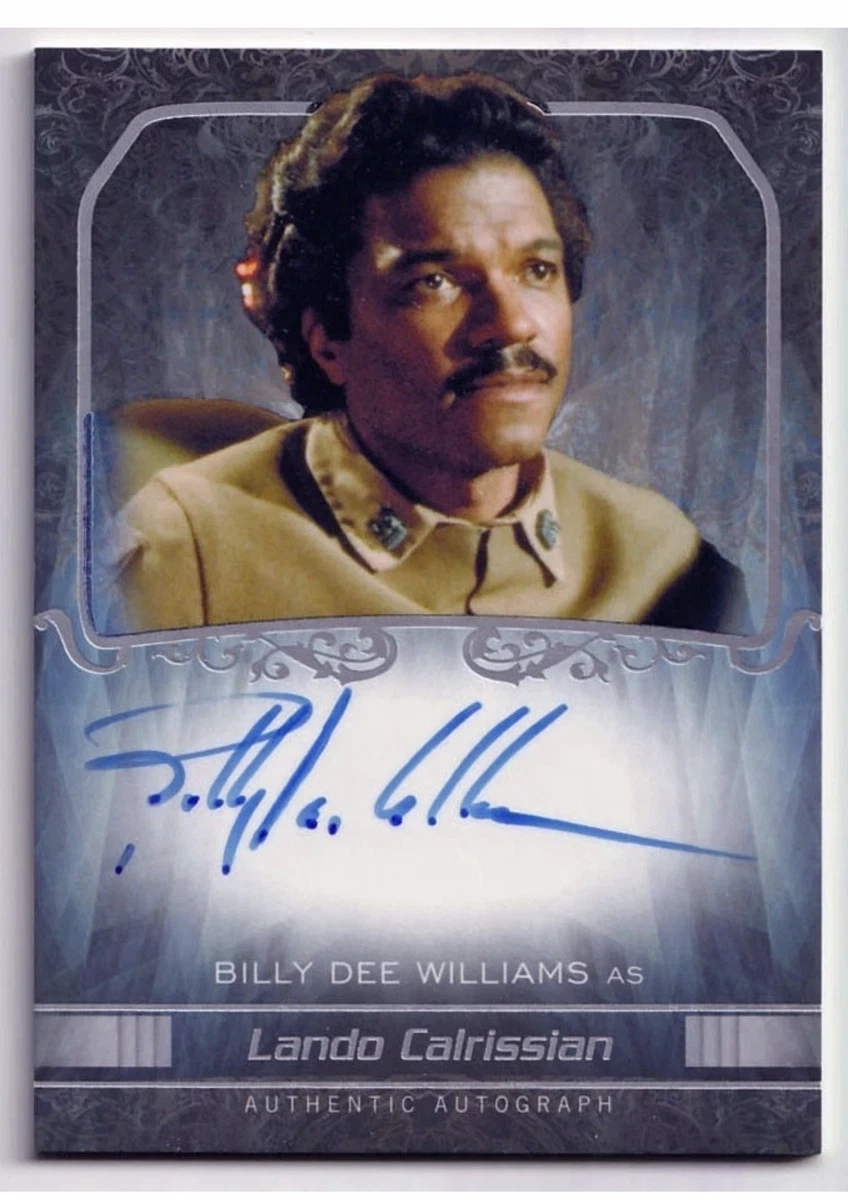 Star Wars Masterwork 2015 Autograph Lando Calrissian Billy Dee