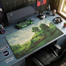 Gandalf Shire Hobbit House XL Gaming Mouse Pad, LOTR Desk Mat