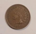 1906 INDIAN HEAD CENT VERY FINE 1C COPPER FULL LIBERTY