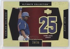 2003 Upper Deck Ultimate Collection Jersey Number Gold 10/25 Carlos Delgado p7i