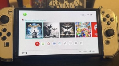nintendo switch oled console bundle with games