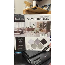 Pack of 36 LaCheery 12"x 12" Peel Stick Vinyl Floor Tiles Gray Wood Waterproo