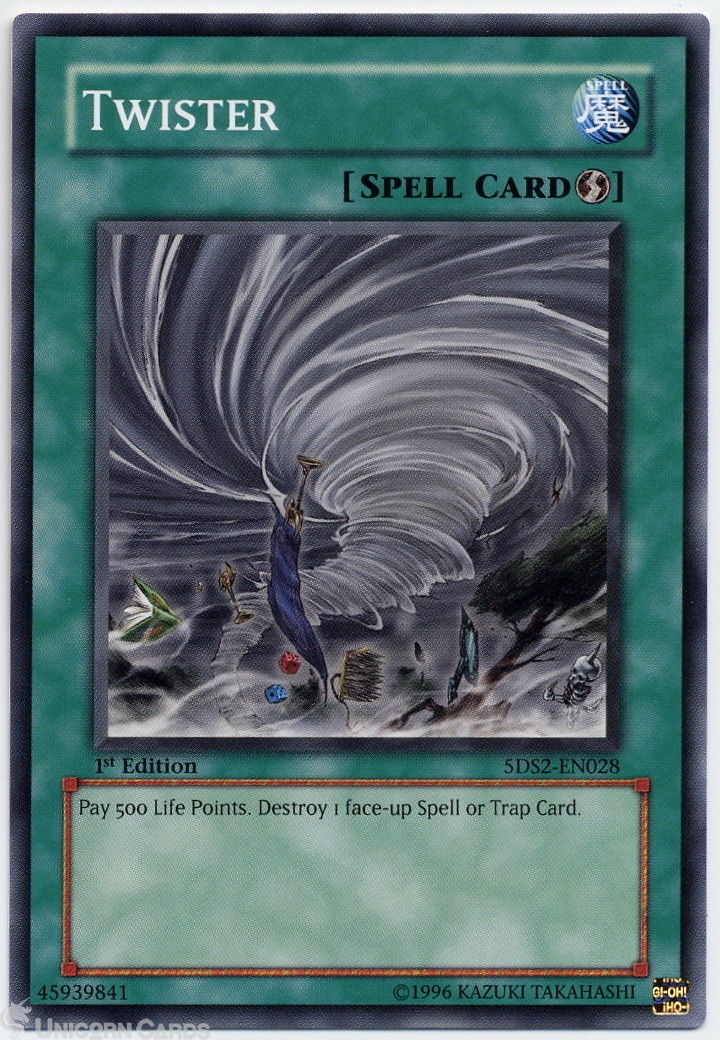 5DS2-EN028 Twister 1st edition Mint YuGiOh Card