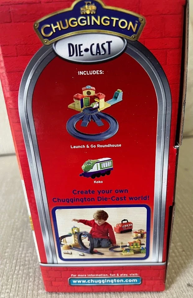 Chuggington Die Cast Launch & Go Roundhouse Action Playset w Koko NIB 2010 Toy - Image 3 of 4