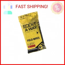 Hunters Specialties Scent-A-Way MAX Odorless Field Wipes - Scent Control Unscent
