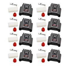 8Pcs Ignition Coil 4 Pin Plug Connector 90980-11885/7283-7449 Replacement for