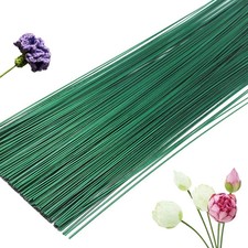200 Pcs Floral Stem Wire,22 Gauge 16 Inch Floral Stems for Flower Arrangements