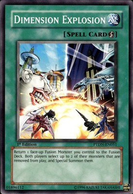 Dimension Explosion - 1. Auflage PTDN-DE051 - LP - YuGiOh