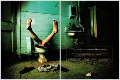 Vintage Print Ad 2000 3dfx Voodoo 5 Graphics Chip Original Promo Poster Art