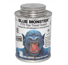 Blue Monster 76001 PTFE Pipe Thread Sealant 1/4 Pint For Gas  Water Lines