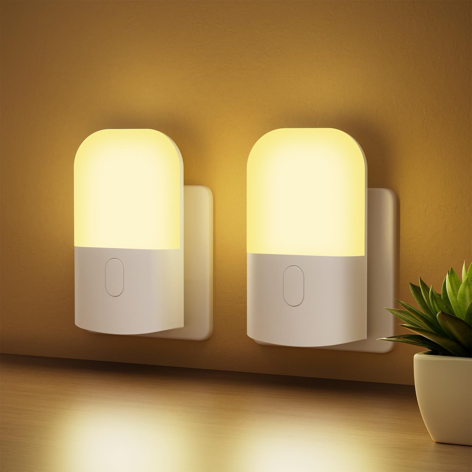 GRIFEMA GD101-2 Luce Notturna Bambini - Pack 2 Pezzi con Sensore Luce