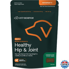 VetriScience Extra Strength Healthy Hip  Joint Chews, GlycoFlex Glucosamine and