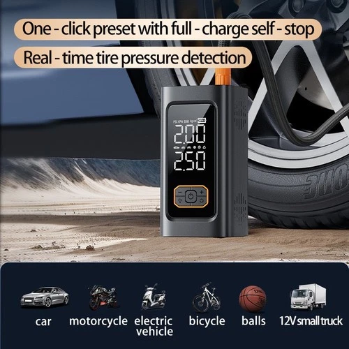 10000mAh Multifunctional Car Jump-Start, Tyre Inflator and Emergency Light