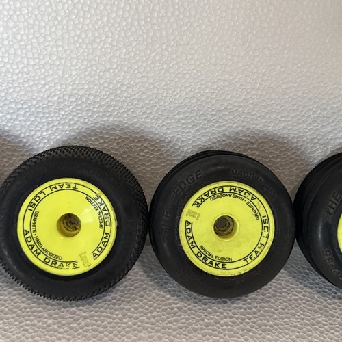 Vintage Team Losi XXXNT XXXT Adam Drake Special Edition Wheels Tires Combo Used - Picture 8 of 15
