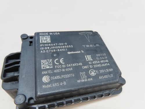 2016-2020 TESLA MODÈLE 3 X Y S MODULE DE CONTRÔLE DE CAPTEUR RADAR OEM 1108647-00-D - Photo 4 sur 8