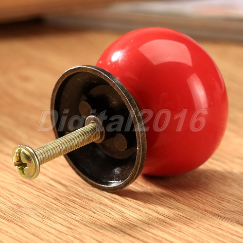 Fashion Ceramic Cabinet Door Knobs Cupboard Drawer Wardrobe Kitchen Pull Handles - Picture 9 of 66