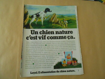 1989 Advertising Loyal A Dog Nature It's Vivid Like Ca