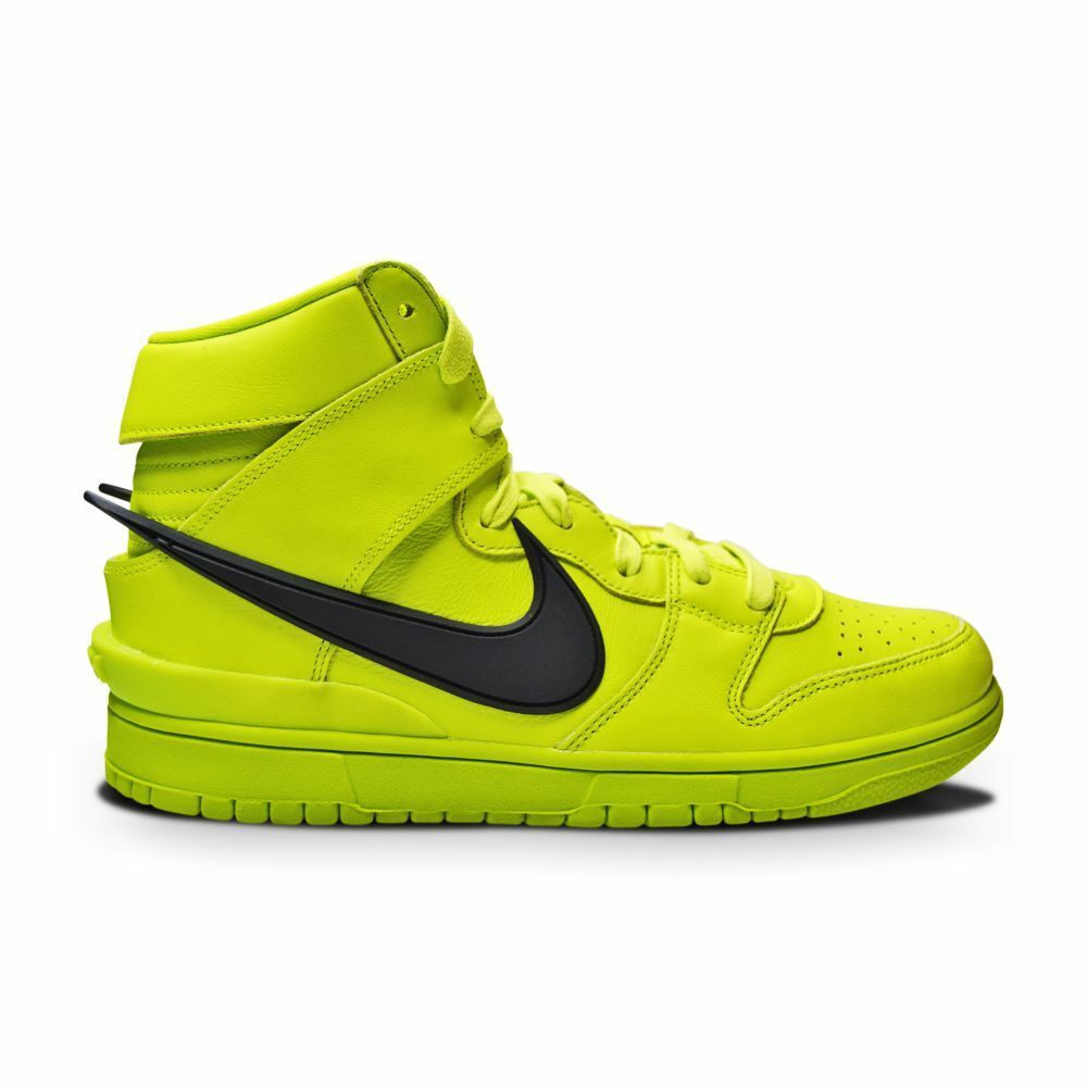 Mens Nike Dunk High x Ambush - CU7544 300- Flash Lime | eBay