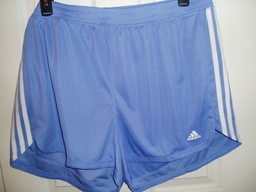 Nuevos Pantalones Cortos ADIDAS Pacer Mujer Talla Grande 2X Azul con Rayas Blancas Correr Nuevos con Etiquetas 0 S/H - Imagen 1 de 5