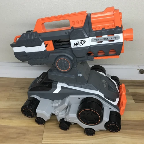Nerf Terrascout N-Strike Elite Drone Parts Tank Powers On NO REMOTE/BATT/COV/MAG