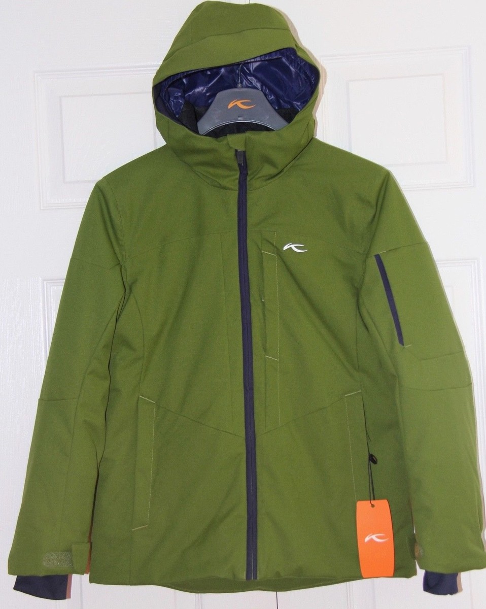 KJUS Boys FRX Insulated Ski Jacket - Size 152 (US 12) - Pesto
