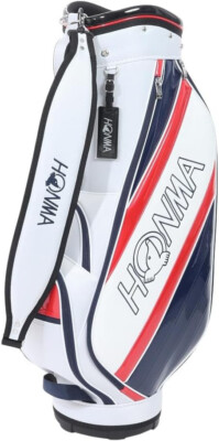 HONMA Golf Men's Caddy Bag ENTRY MODEL 9 x 47 inch 3kg White Red CB12412