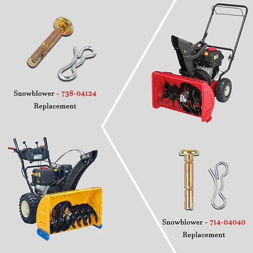 20Pk 738-04124A Shear Pins&Cotters For Cub Cadet MTD Craftsman SnowBlowers - Picture 5 of 9