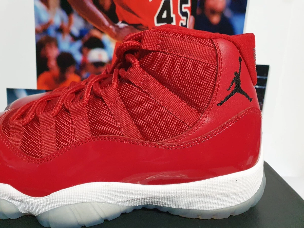 Nike AIR JORDAN 11 RETRO WIN LIKE 96 Gym Red Men’s UK 8 EUR 42.5 (378037 623)