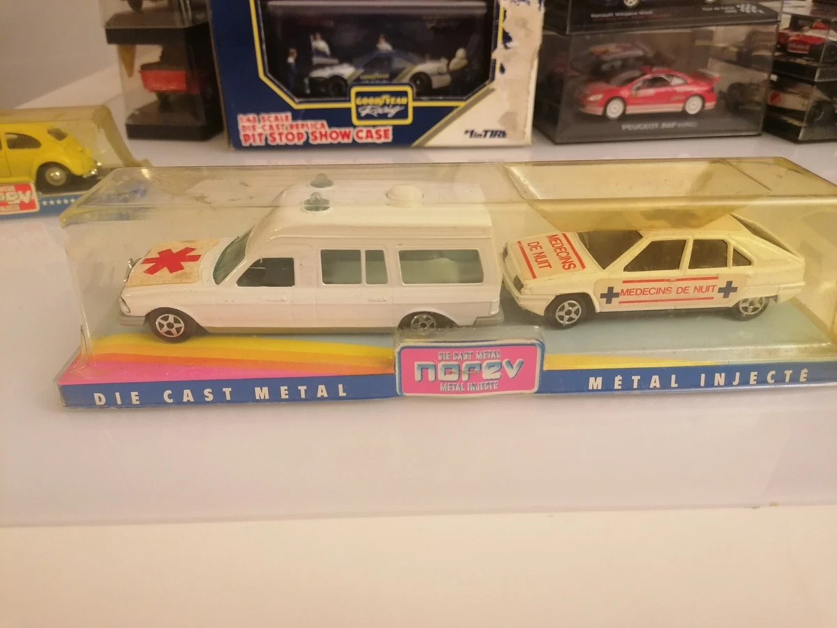NOREV Plastigam Série Luxe – Mercedes Ambulance 1/43, Réf 257 Série K, Rare, Occasion