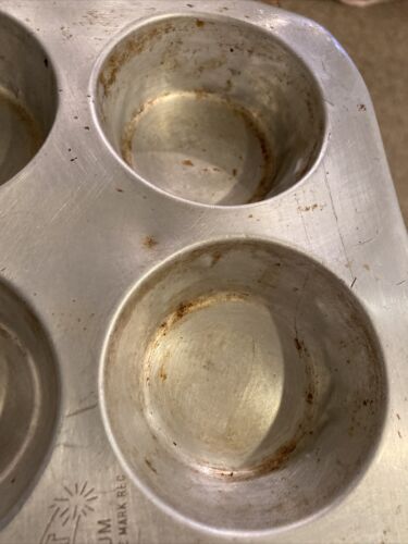 Vintage Comet USA Aluminium Muffin Dose Trade Mark reg, 12 Loch - Bild 2 von 6