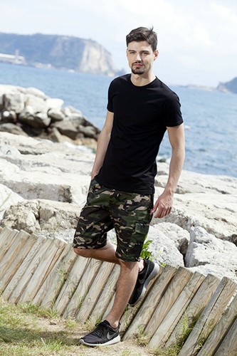 Logica bermuda pantaloni corti da lavoro estivi in policotone blu con  tascone | BricoBravo