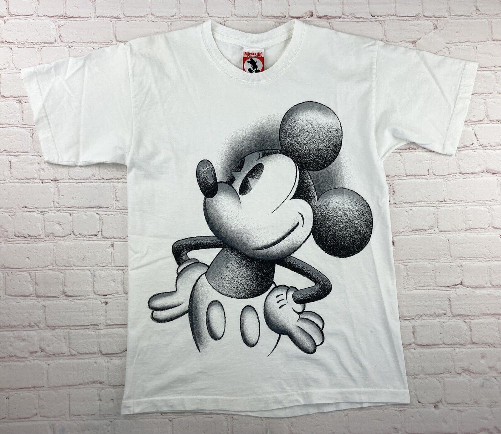 Vintage 90's Disney Mickey Mouse Sketch T-Shirt Men's ...