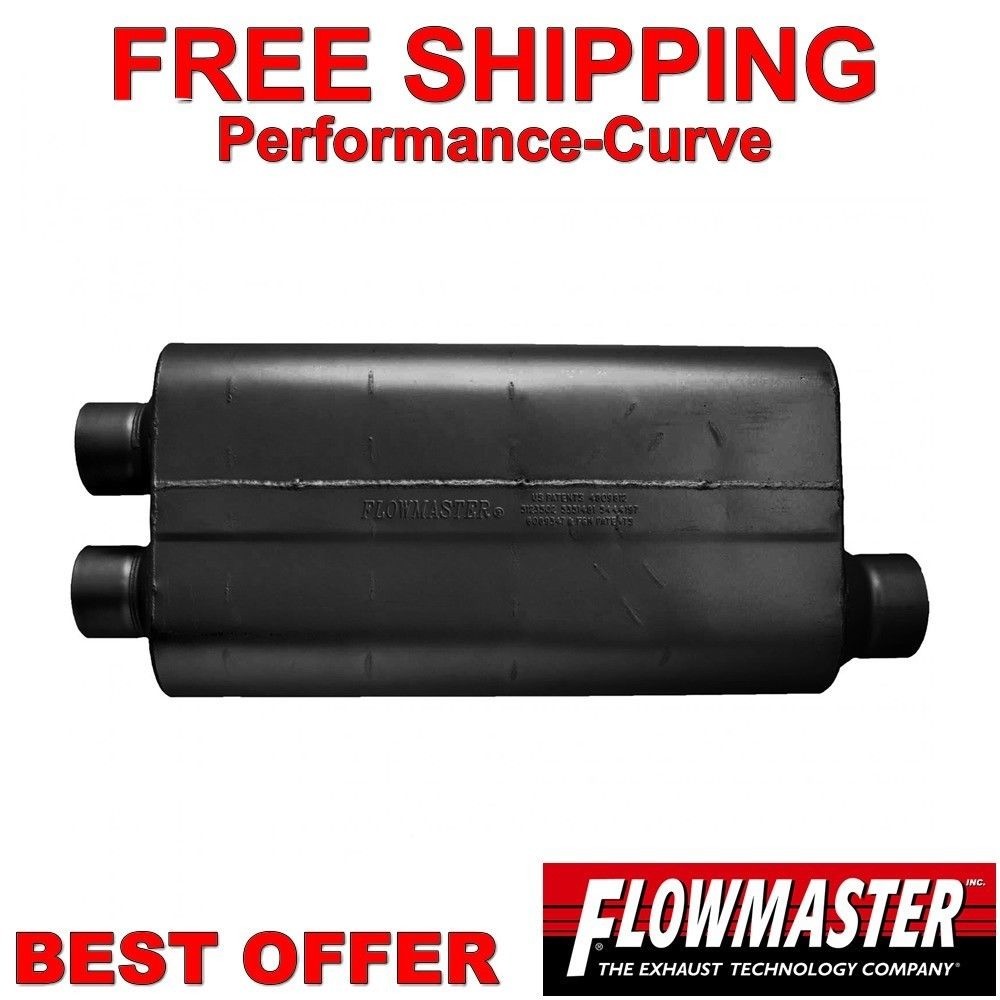 Flowmaster 50 Series Big Block Muffler 3" Dual / 3.5" Offset - 530513 ...
