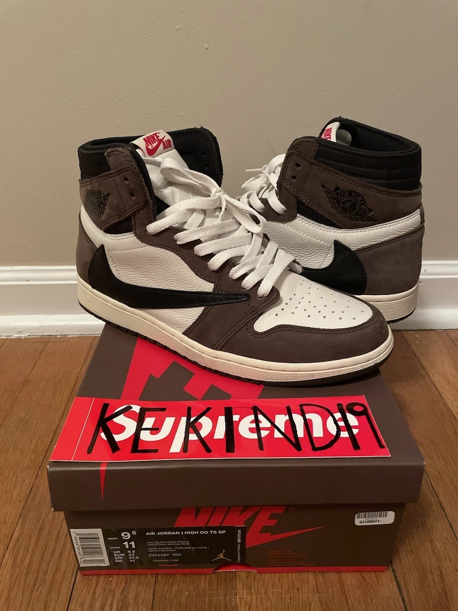 Jordan 1 Retro High OG SP Travis Scott Mocha Men's - CD4487-100 - US