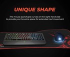 Mouse Mat pad Felt Cushion Large Game Desk Keyboard