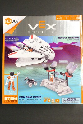 Space Explorers Rescue Division Construction Kit HEXBUG VEX  Stem Based Shuttle