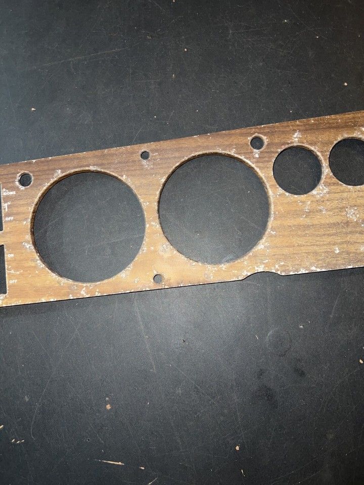 1969 Charger SE Rallye Dash Woodgrain Trim Plate For Core 69 Mopar 1