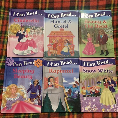 X6 I Can Read Book Bundle- Fairytales- Rapunzel/Cinderella/Snow White++  