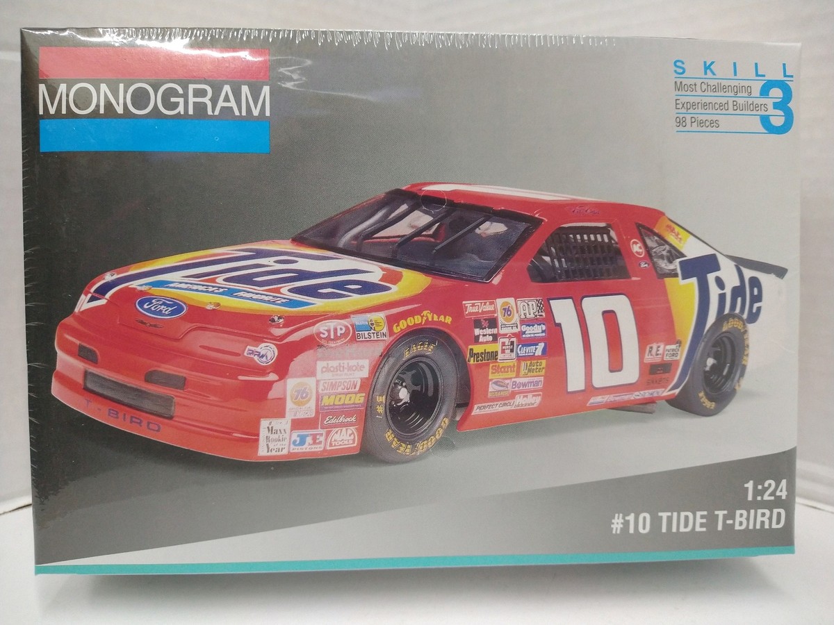 Monogram #2449 #10 Tide T-Bird Nascar 1/24 Scale Plastic