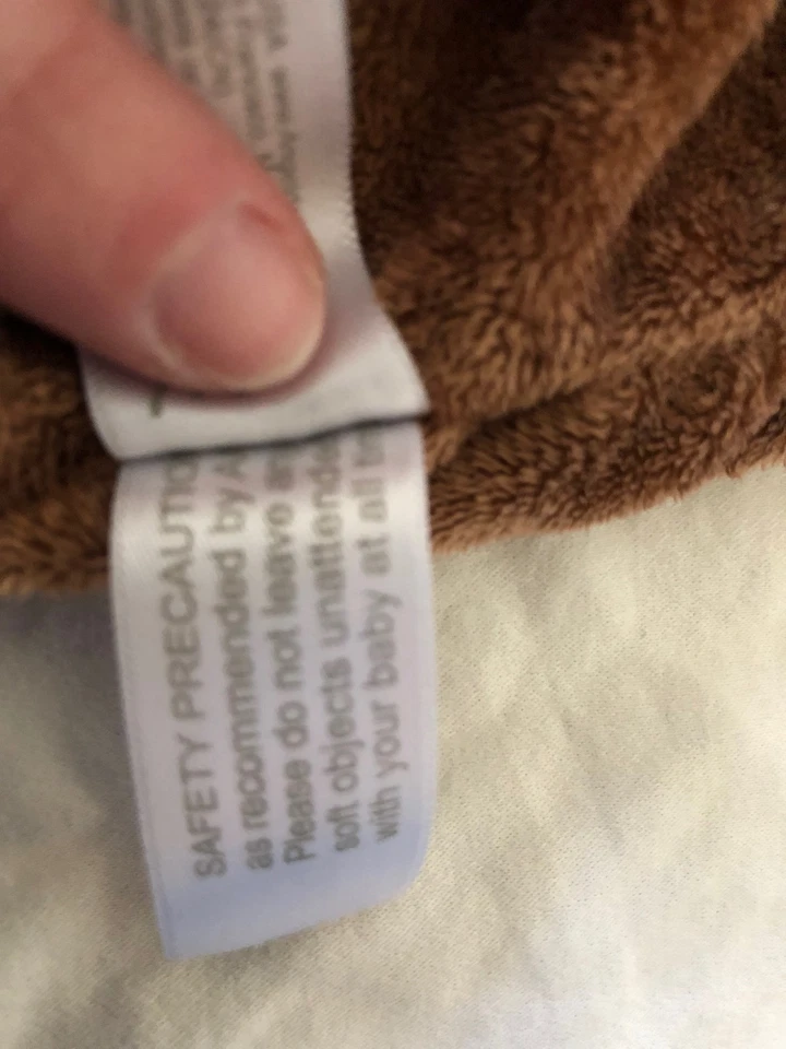 Angel Dear коричневая обезьяна милое защитное одеяло для младенца девочки мальчика плюшевое животное - Изображение 4 из 4