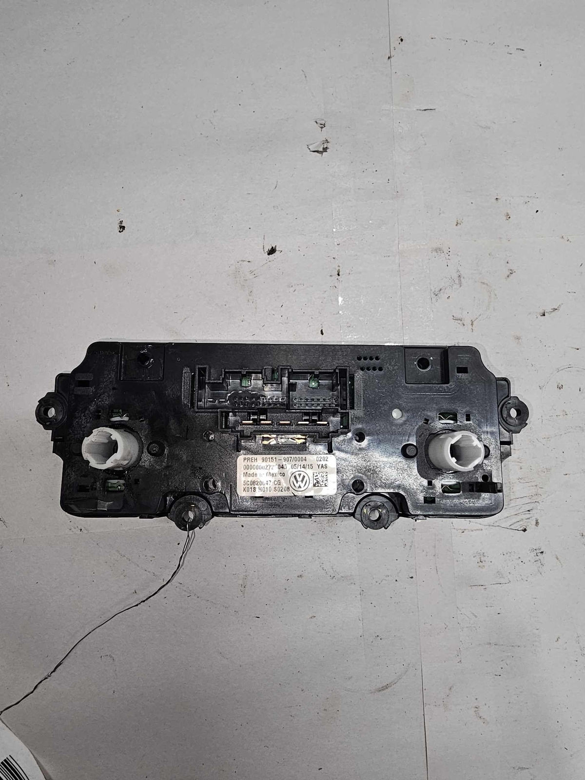 15-18 JETTA EXCEPT GLI Heater A/c Control SEDAN W/ SINGLE ZONE W/ HEATED SEATS