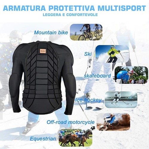 MAGLIA PROTEZIONE MTB MOTOCROSS SCI SKI CYCLING OUTDOOR SPORTS BODY ARMOR |  eBay